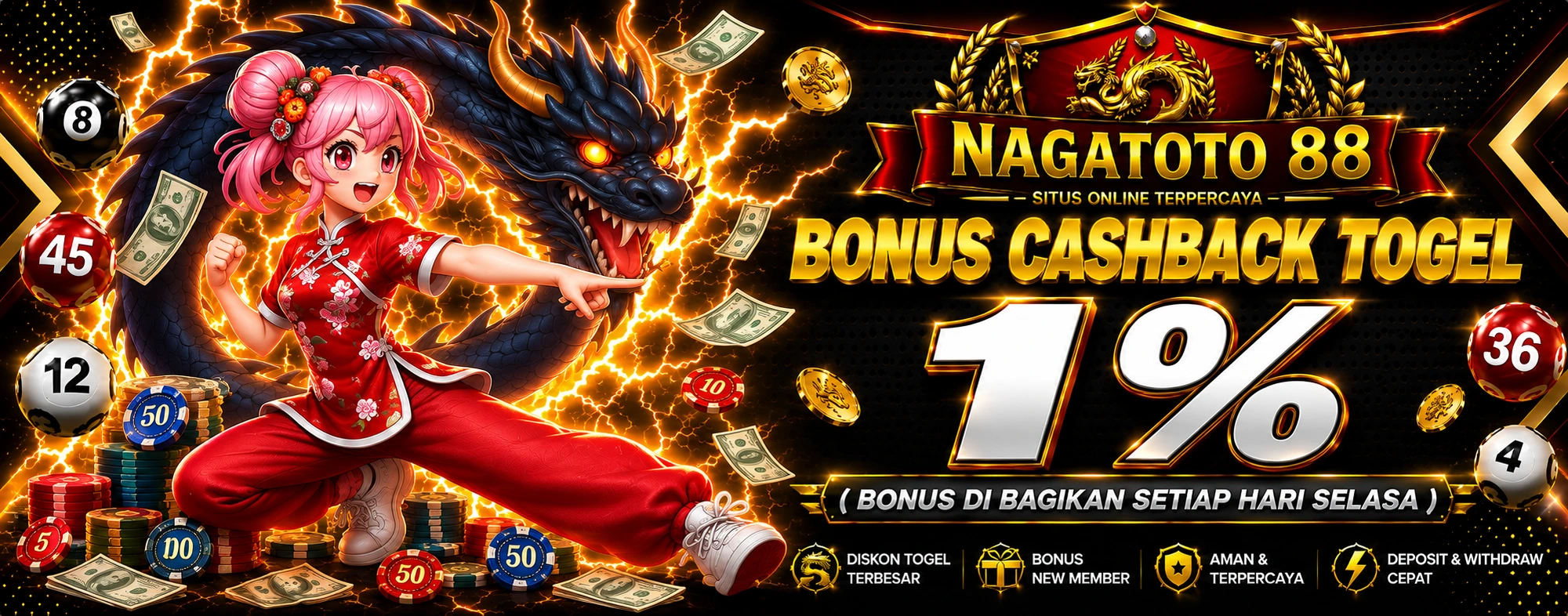 CASHBACK TOGEL 1% ( KHUSUS TOGEL )
